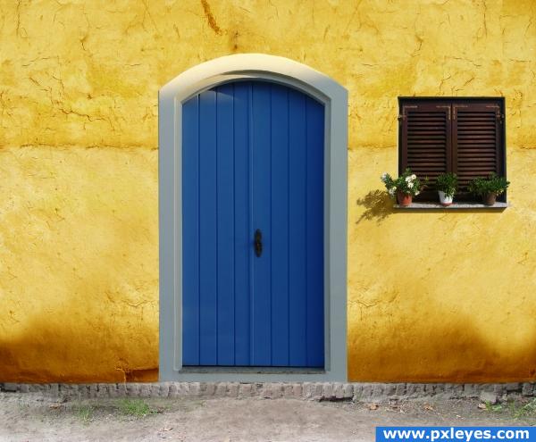 Creation of Blue Door: Final Result